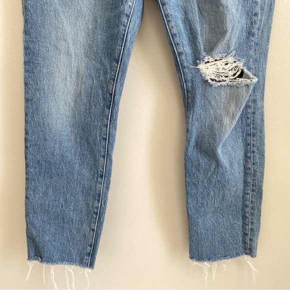 MADEWELL Perfect vintage straight jeans distressed 26 petite - Picture 3 of 12